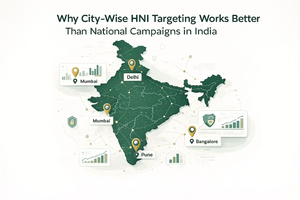 City wise HNI targeting in India for premium audience engagement