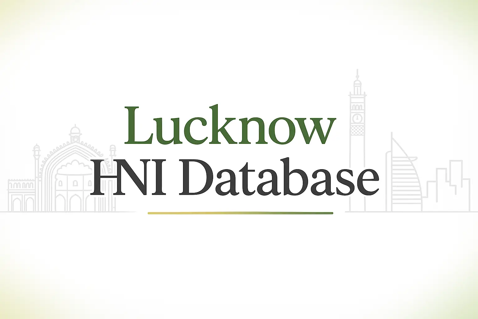 Lucknow HNI Database Provider