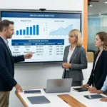 Business executives analyzing HNI database pricing and cost breakdown in India