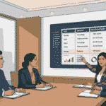 Board members analyzing structured HNI data for strategic decision making